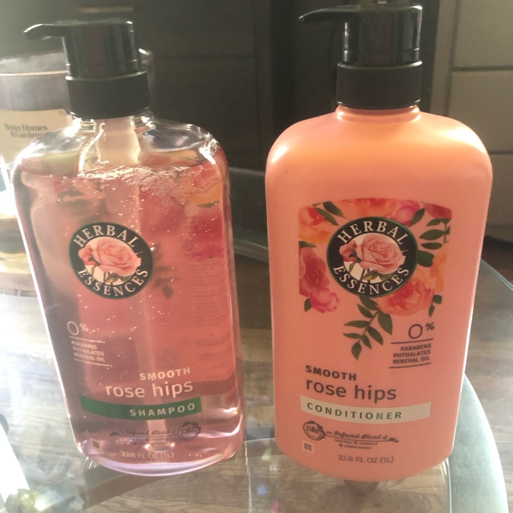 Herbal Essences Smooth Rose Hips Shampoo & Conditioner - Pink